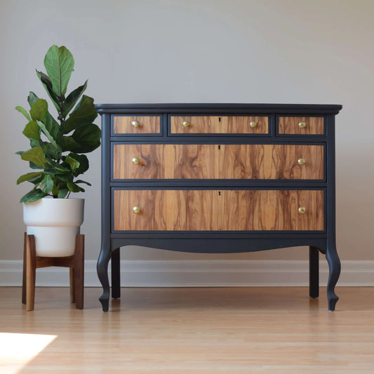 Black Art Deco Dresser