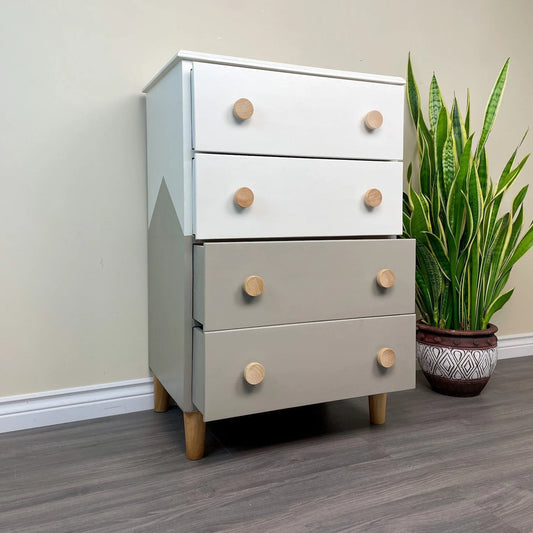 2-Tone Tallboy Dresser
